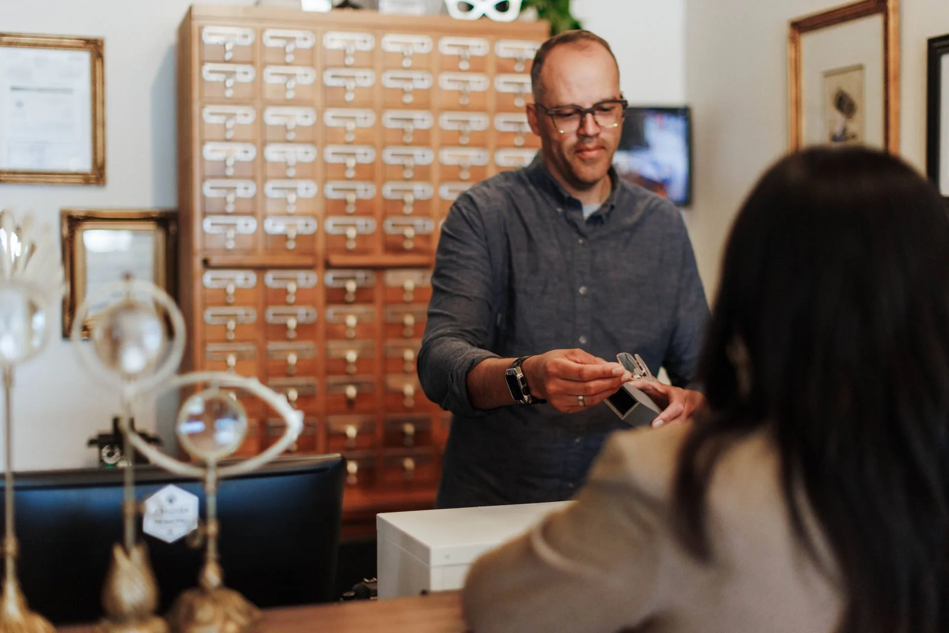 Heights Optometry interior